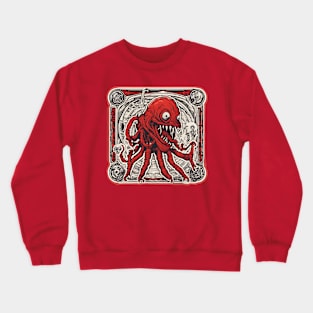 Red Meathead Monster Crewneck Sweatshirt